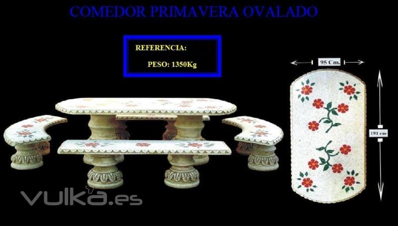 MESA PRIMAVERA PARA JARDIN