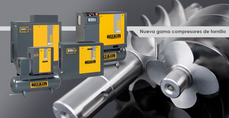 nuevos compresores de tornillo gama Nuair