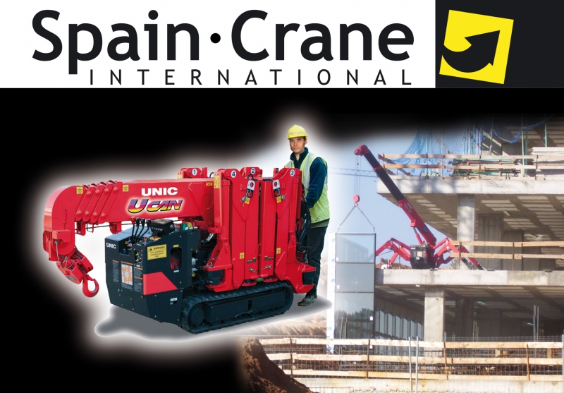 Spain Crane International Grua y trabajo de muro cortina