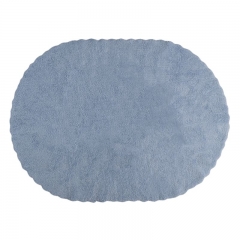 Alfombra infantil de algodon lavable en lavadora blonda azul de lorena canals