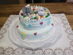 Tarta de fondant