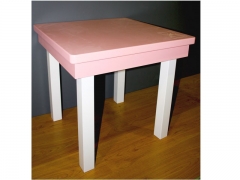 Mesa infantil rectangular en madera lacada oso de xalesta