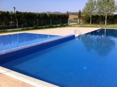 Construccin de piscina desbordante en valencia