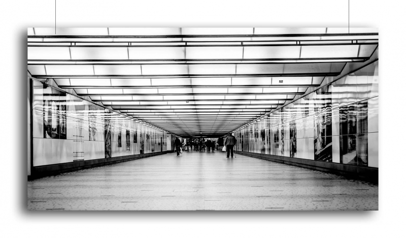 Perspectiva de la estación de bruselas