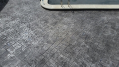 Hormigon impreso en piscina