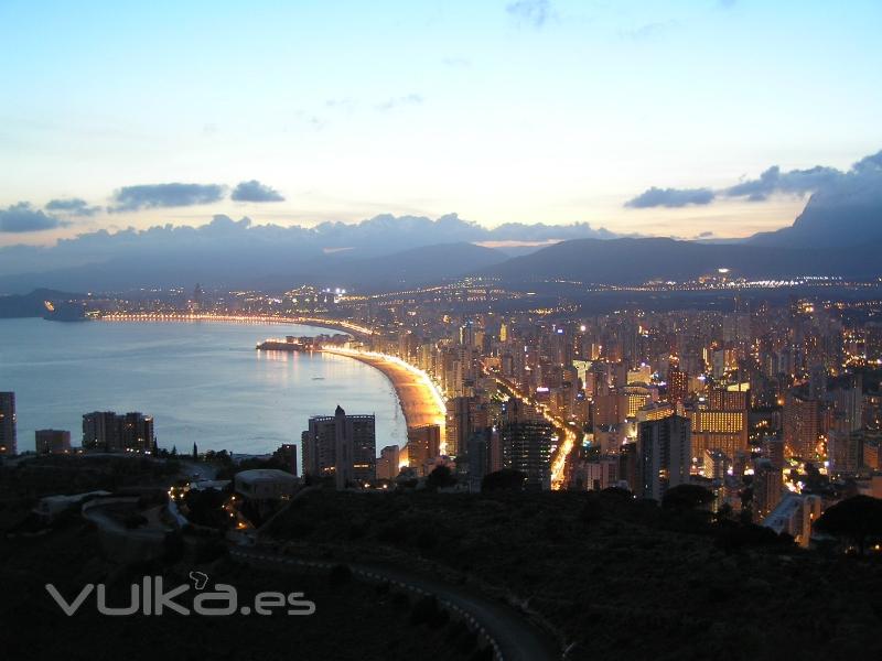 Imagenes de Benidorm desde el Parque Natural de Sierra Helada