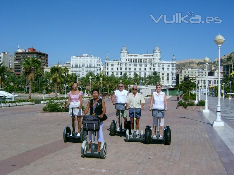 Tour guiado en Segways Ciudad de Alicante