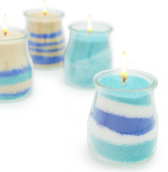 Materiales para hacer velas diy.