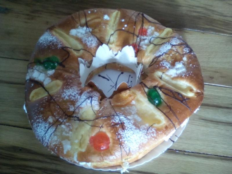 Roscon de Reyes.