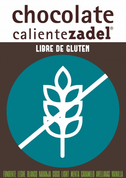 Chocolate Caliente ZADEL Libre de Gluten.