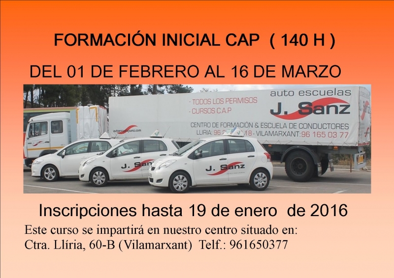 PROXIMO CURSO CAP INICIAL (140H) 