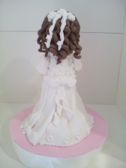Muneca comunion fondant