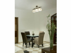 Aplique de techo o plafon blanca 4161, forja clasica con diseno moderno, ambiente de decorluc