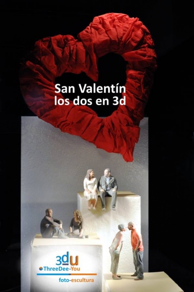 Regalo de San Valentn 2016 - ThreeDee-You Foto-Escultura 3d-u