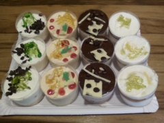 Mousses individuales variados