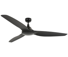 Casa bruno a-type dc-ventilador de techo Ø 154 cm, negro