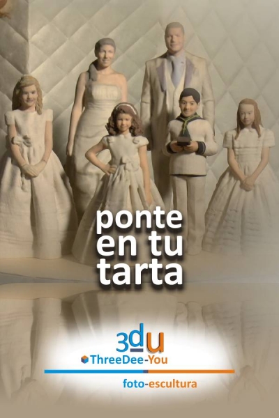 Ponte En Tu Tarta - Figuras 3d para tartas de boda, comunin y cumpleaos - Foto-Escultura 3d-u