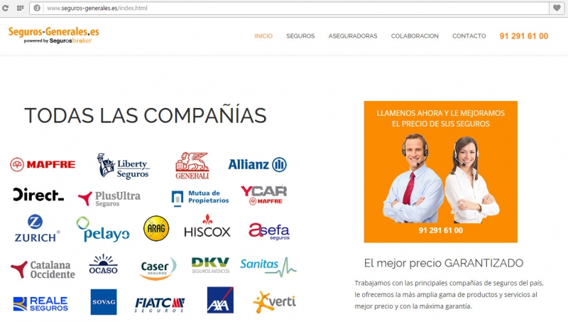 www.seguros-generales.es todas las compaias de seguros