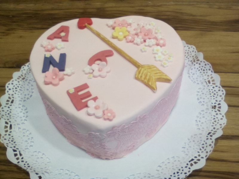 Tarta de fondant.