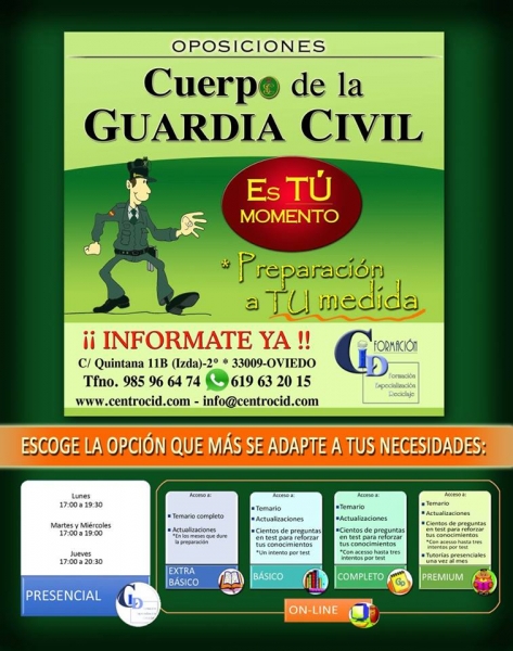 PREPARACIN OPOSICIONES GUARDIA CIVIL