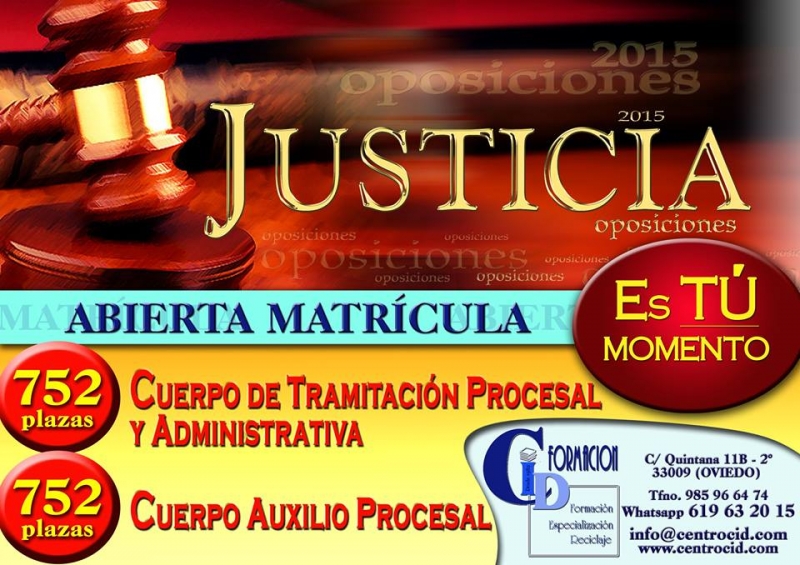 PREPARACION OPOSICIONES CUERPO DE JUSTICIA