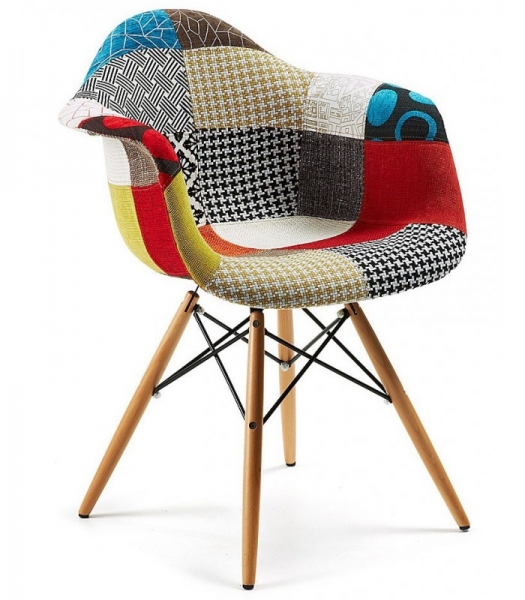 armchair, patchwork armchair, design furniture, armchair fabric