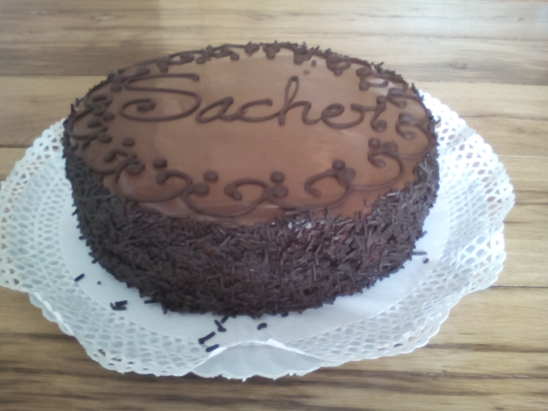 Tarta Sacher.