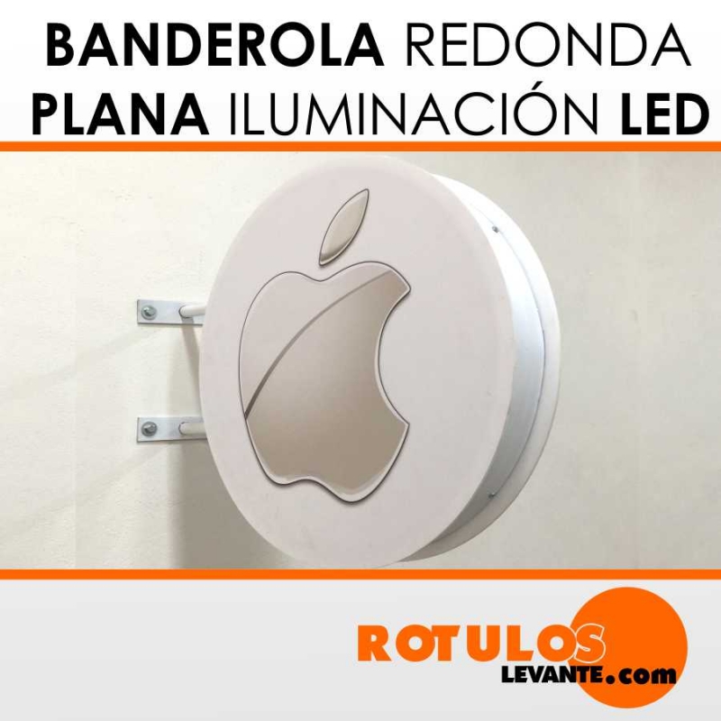 Banderola luminoso con led de bajo consumo extra plana