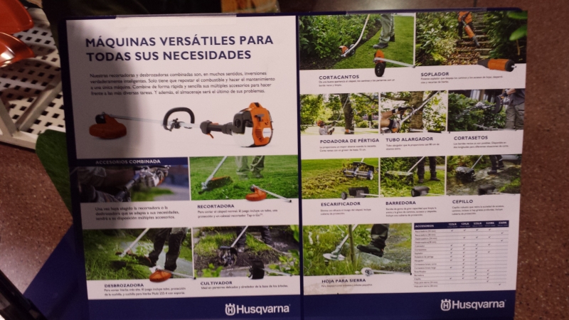 Usos de la combinada Husqvarna