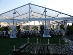 Carpa Transparente para celebraciones, eventos, bodas.