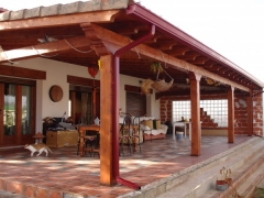 porche de madera
