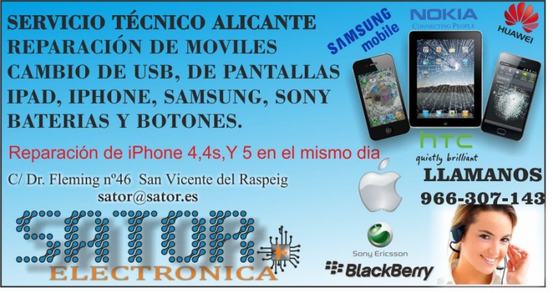 Reparacin de ipad en Alicante