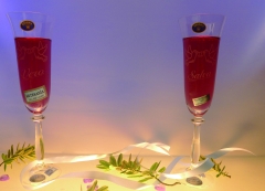 Copas de brindis para bodas