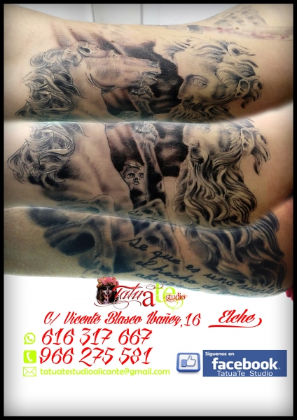 Black and grey style en TatuaTe Studio