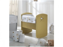 Minicuna balancin aries en oro, plata o blanco de coleccion rosabel