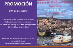 La casona de castilnovo - hotel rural gay - segovia madrid - promocion feria sepulveda