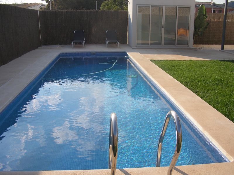 Construcción de piscina en Valencia