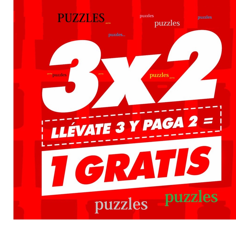 PUZZLES OFERTA  LLEVE 3 PAGUE 2