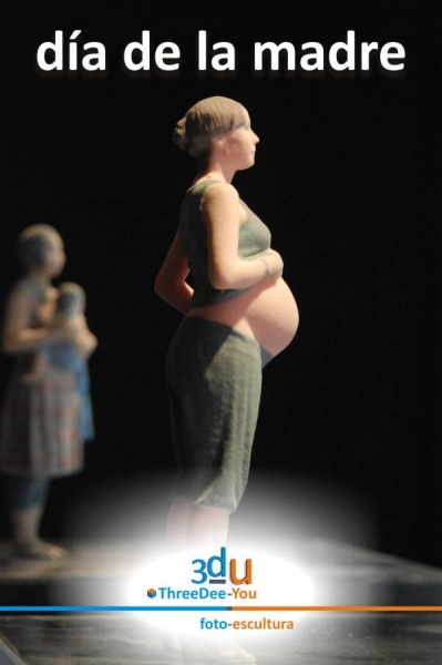 Regalo Da de la Madre - ThreeDee-You Foto-Escultura 3d-u