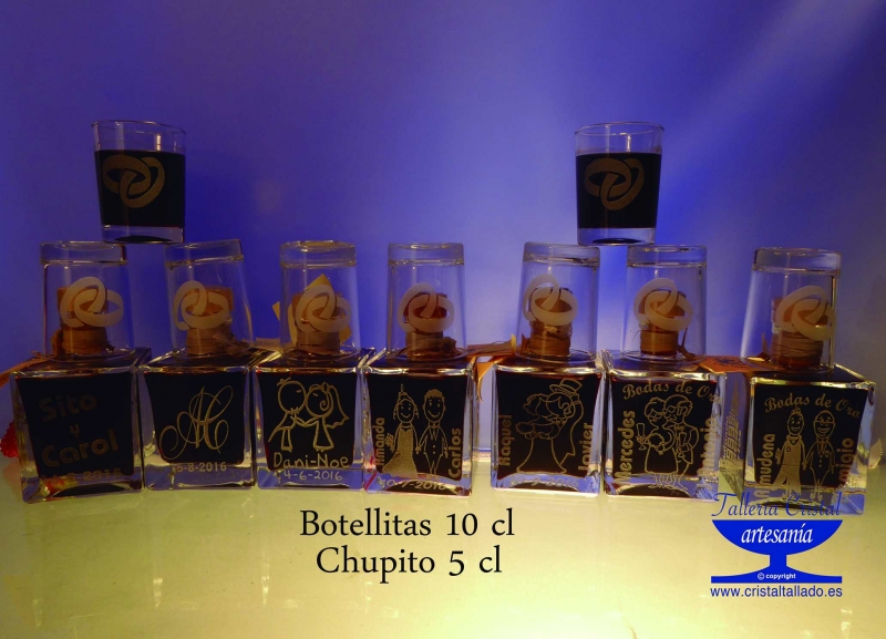 botellas para bodas.