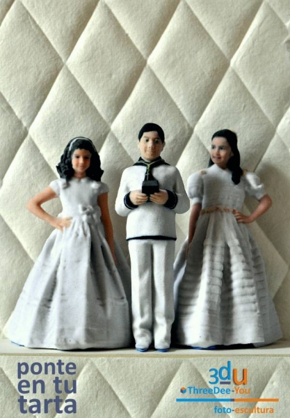 Ponte En Tu Tarta - Figuras 3d para tartas de boda, comunin y cumpleaos - Foto-Escultura 3d-u