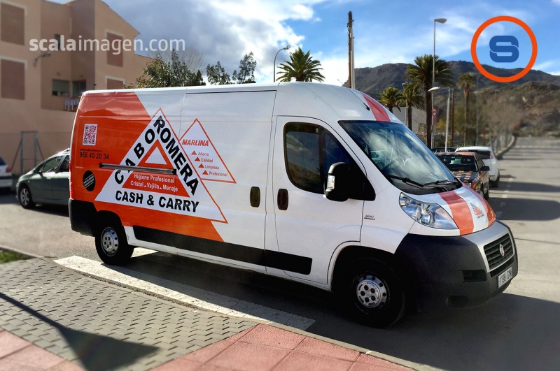 Rotulación de vehículos en Lorca, Murcia. www.scalaimagen.com