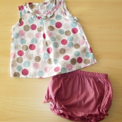 Conjunto bebe calamaro 100% algodon