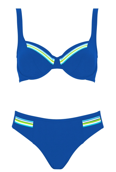 Bikini-Colour-Plays-7050-Lidea Bikini tallas grandes azul liso lidea Bikini con aro lenceriaemi.com