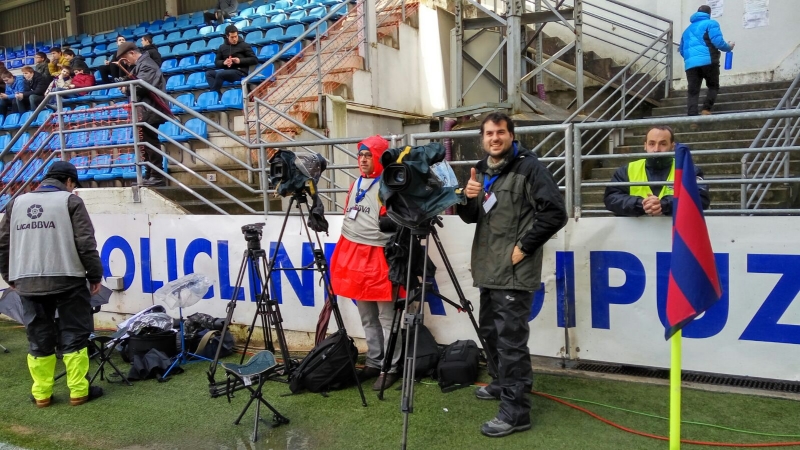 Operador en Eibar para Mediapro - Liga BBVA 2015-2016