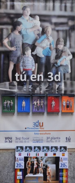 Orgullo Gay 2016 - Figuras personalizadas - Souvenir de Madrid - ThreeDee-You Foto-Escultura 3d-u