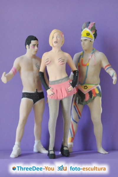 Orgullo Gay 2016 - Figuras personalizadas - Souvenir de Madrid - ThreeDee-You Foto-Escultura 3d-u