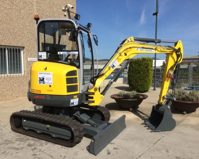 Alquiler mini excavadora en Barcelona