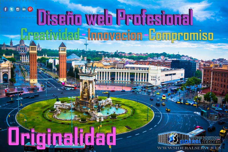 Diseño web profesionales innovación originalidad compromiso