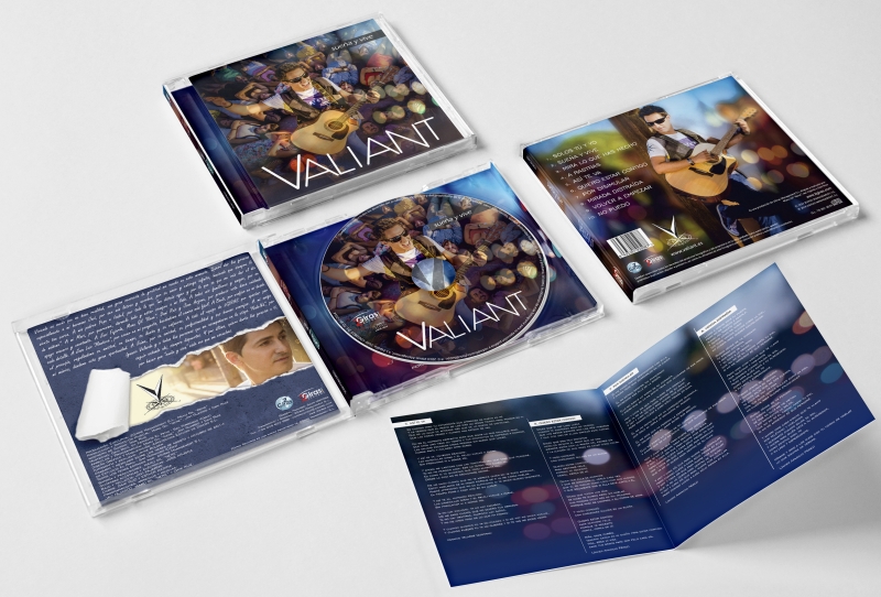 Diseño gráfico y maquetación para cd del artista 